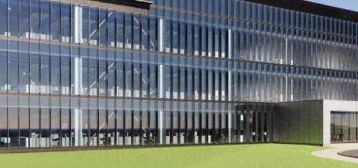 Rendering of the Mohawk Velley Fab building