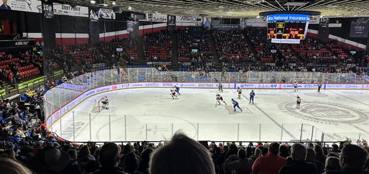 Utica Comets Hockey game.