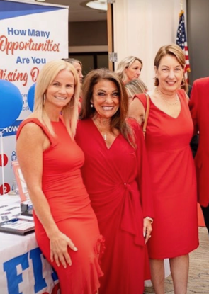 Joanne Donaruma photographed with friends.