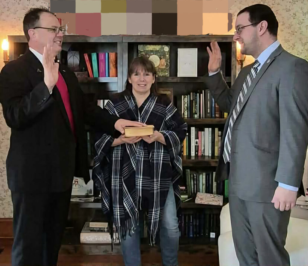 Councilman Fritze Scherz Sworn in